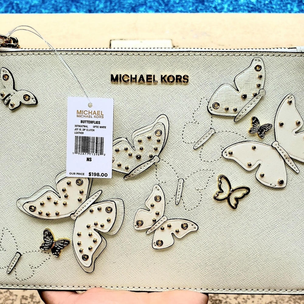 NWT Michael Kors large wristlet